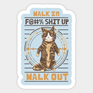 CAT FIGHT Sticker